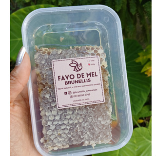 Favo de mel 300g - mel puro em Oferta na Shopee