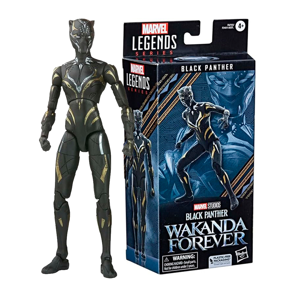 Boneco Marvel Legends Black Panther Pantera Negra Vingadores Marvel Hasbro HQSeTOYS