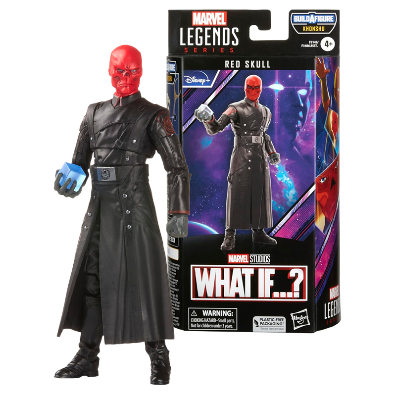Boneco Marvel Legends Caveira Vermelha Baf Konshu Red Skull Vingadores Marvel Hasbro HQSeTOYS