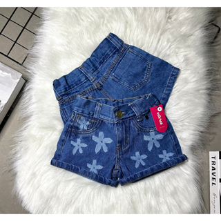 Shorts Jeans Infantil Menina Estampa Flor Short Feminino OPL KIDS em Oferta na Shopee
