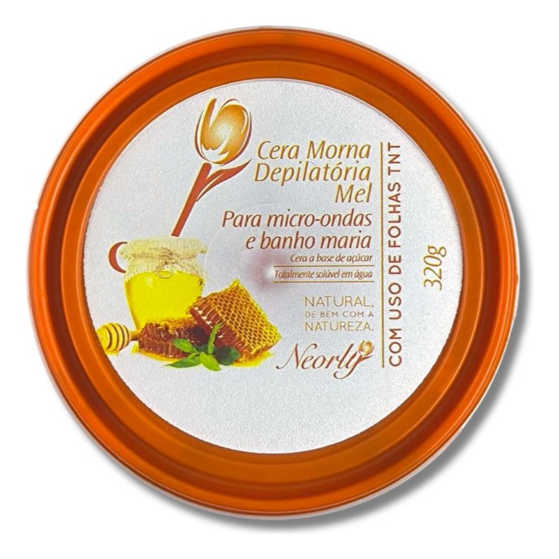 Cera Depilatória Morna Mel Natural Hidrossolúvel 320g Neorly · foto 2