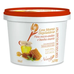 Cera Depilatória Morna Mel Natural Hidrossolúvel 320g Neorly