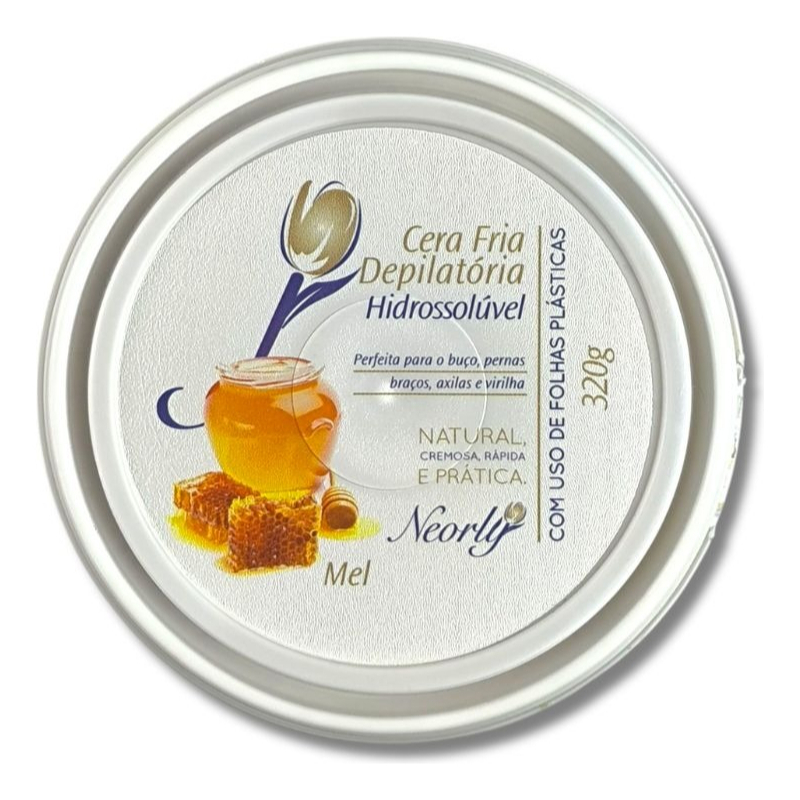 Cera Depilatória Fria Mel Natural Hidrossolúvel 320g Neorly · foto 2