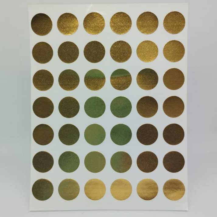 Adesivo Bolinha Dourado Metalizada c/100 ou 200 Unidades de 1cm Presentes, Envelopes, Cartas, Saquinhos