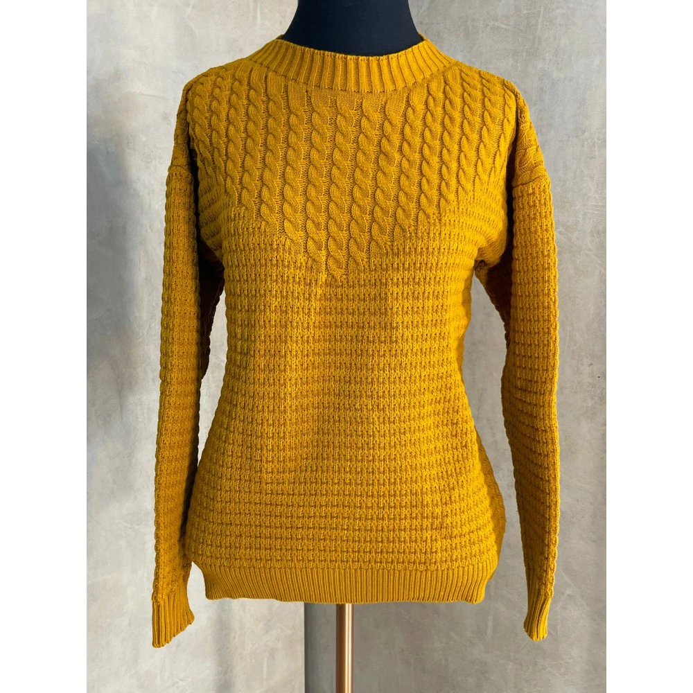 Blusa Lã de Tricô Inocência - Blusa de Frio de Tricot