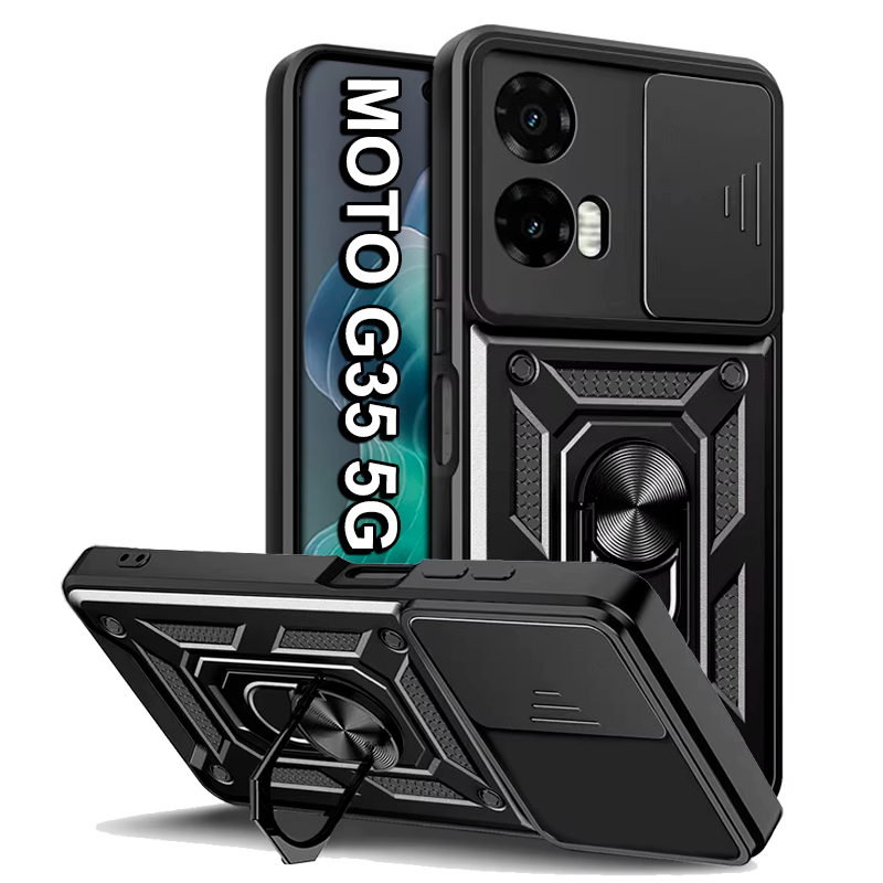 Capa Capinha Case Motorola Moto G35 5G XT2433 Anti Impacto Armadura Shield - Tel
