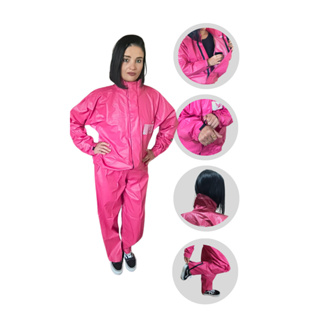 Conjunto Capa De Chuva Jaqueta E Calça Fly FEMININA Moto PINK / ROSA / UVA / ROXO / LILAS em Oferta na Shopee