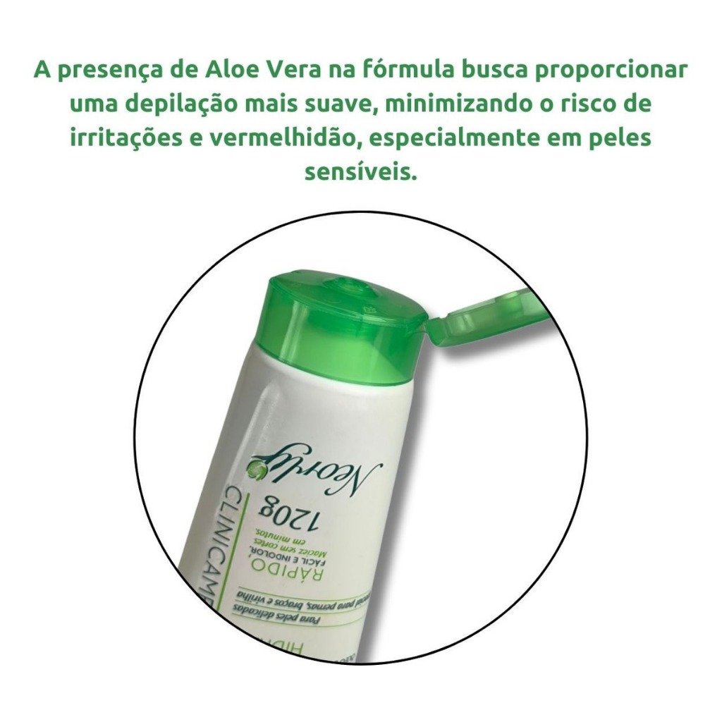 Creme Depilatório Corporal Aloe Vera 120g Neorly Depilação · foto 2