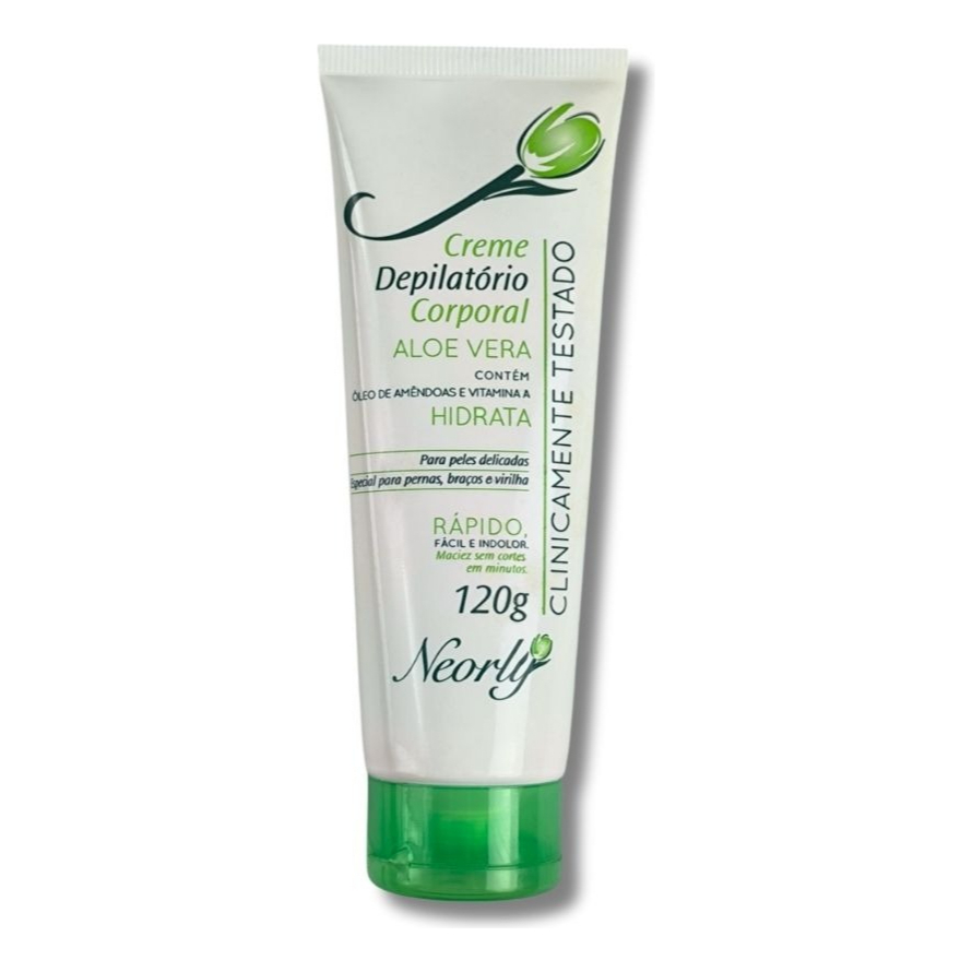 Creme Depilatório Corporal Aloe Vera 120g Neorly Depilação