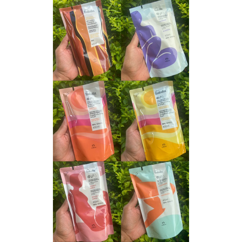 Refil Creme Desodorante Nutritivo para o Corpo Tododia - Fragâncias