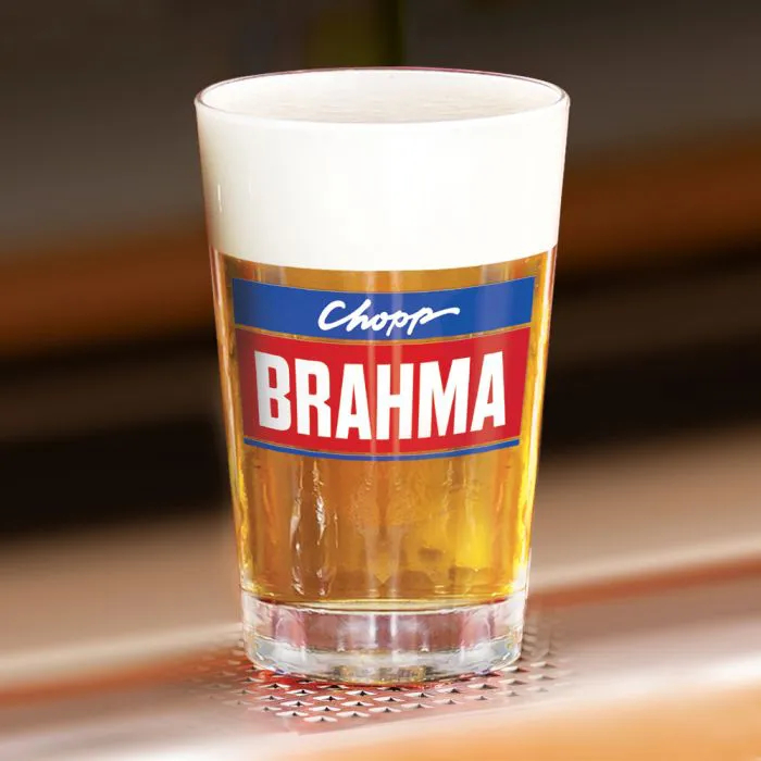 Copo Chopp Brahma Caldereta 350 ml 2/4/6/8 Unidades