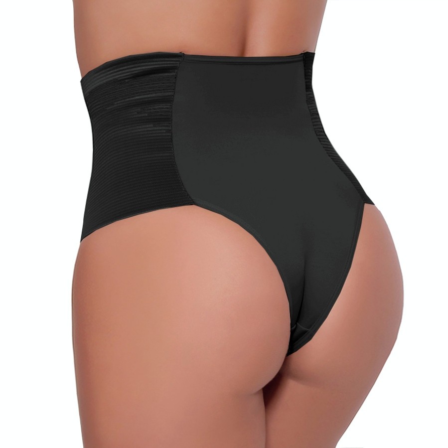 Detalhes do Cinta Modeladora Lateral Alta Compressão Seca Barriga Reduz Medidas e Afina Cintura Confortável