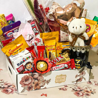 Cesta de café da manhã/ Dia das mães/ dia dos namorados/ cesta para presente em Oferta na Shopee