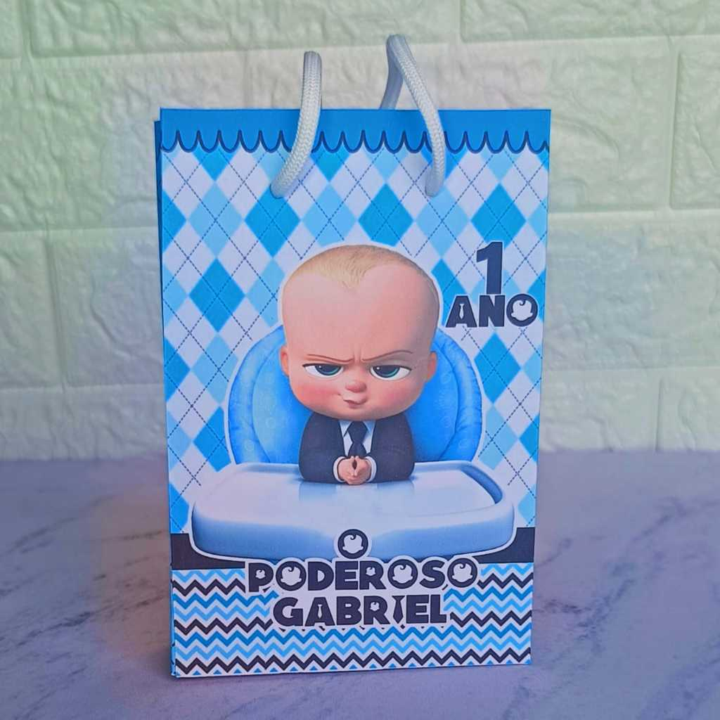 PEGUE E MONTE Sacolinha Surpresa Personalizada Poderoso Chefinho Lembrancinha Festa Infantil Sacola Surpresa