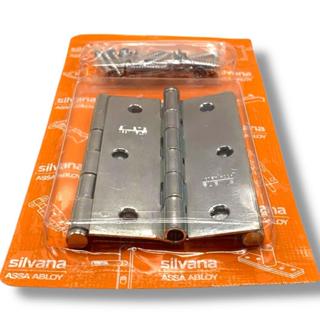 Kit 3 Dobradiças Silvana 3.1/2 para portas de madeira. Acabamento Zincado. Com parafusos. em Oferta na Shopee