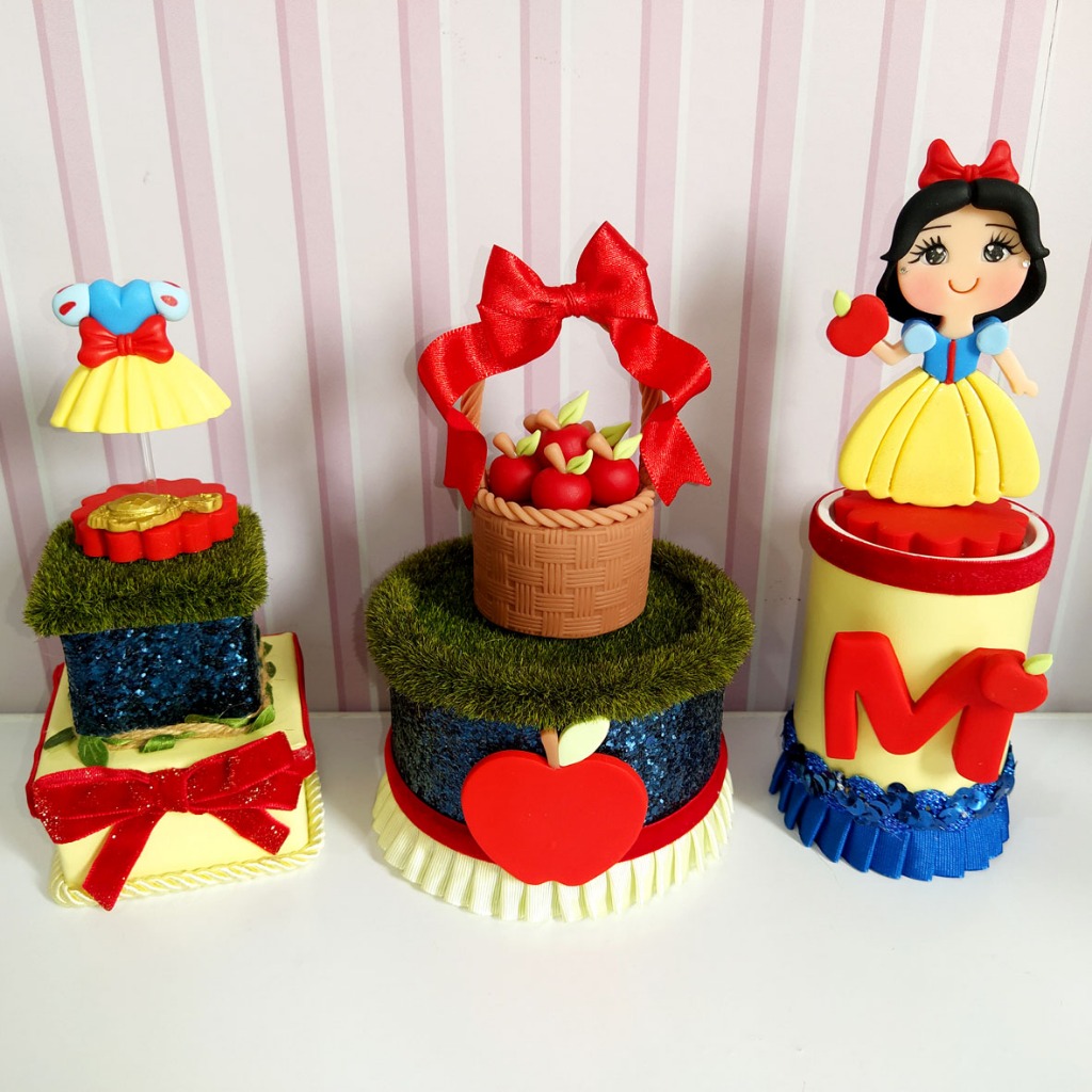 Kit Festa Lembrança Personalizada 12 peças Todos os temas Festa Infantil Personalizado de Luxo Branca de Neve