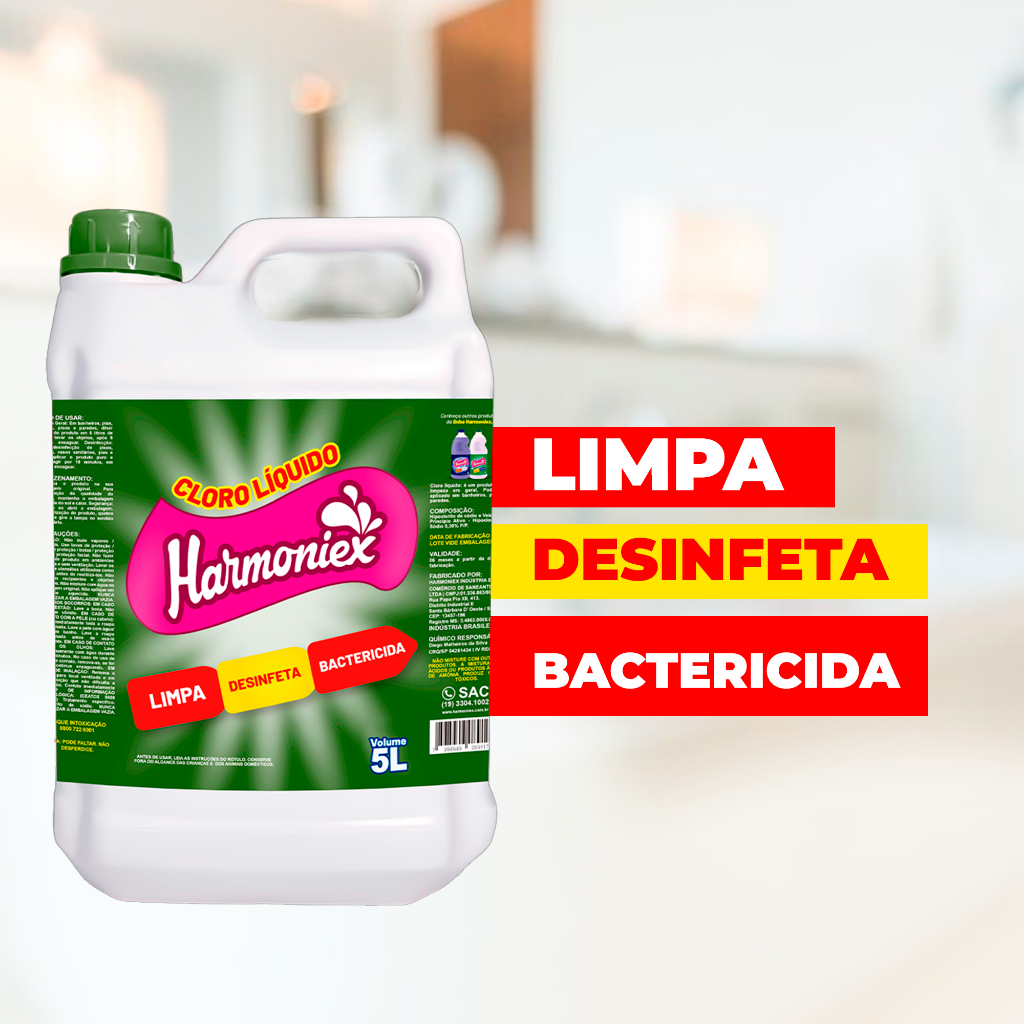 Cloro Liquido 5l Harmoniex