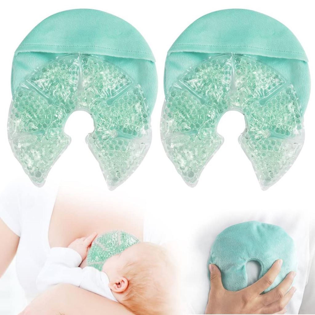 Bolsa Térmica De Gel Para Seios Compressa Quente Ou Fria Alivio Amamentação 1 Par