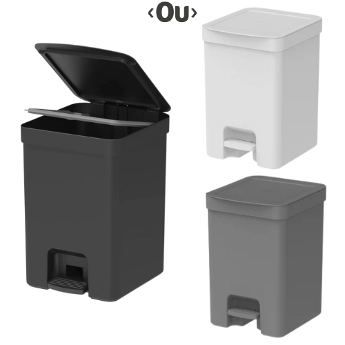 Lixeira de Pedal Trium 12L Ou em Oferta na Shopee