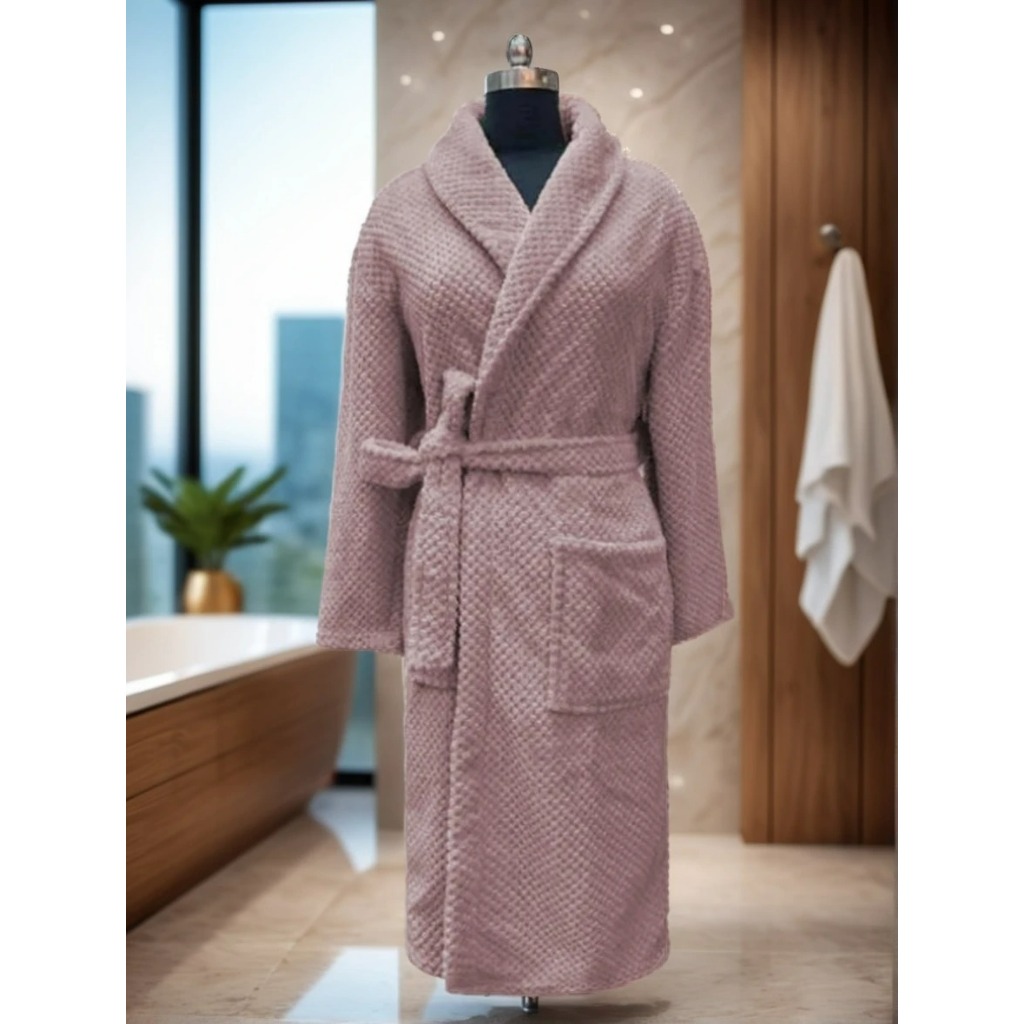 Roupão Adulto Toque Macio Pelúcia Masculino e Feminino Várias Cores G