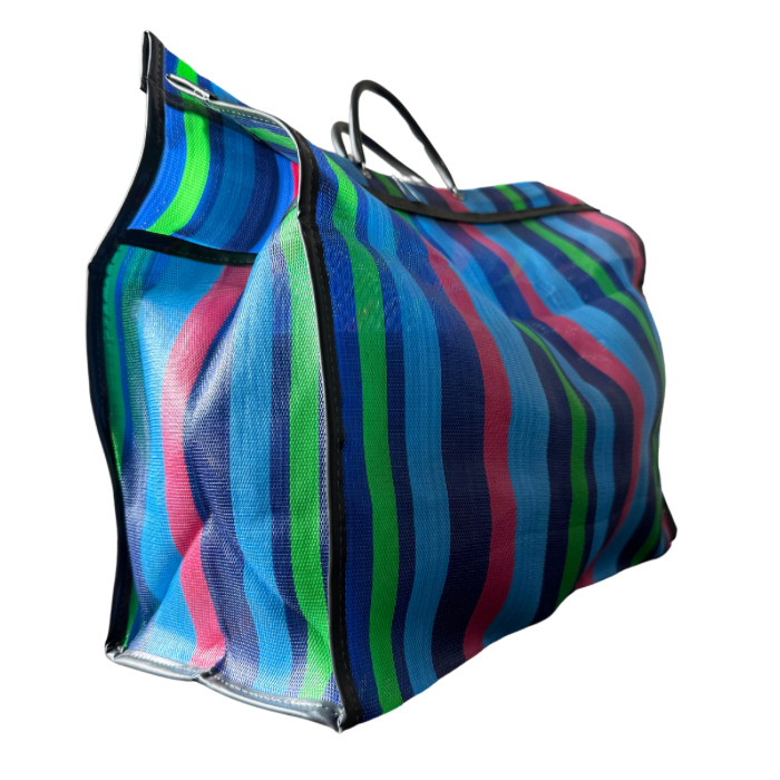 Sacola Feira Grande Supermercado Bolsa Praia Reforçada 45x37