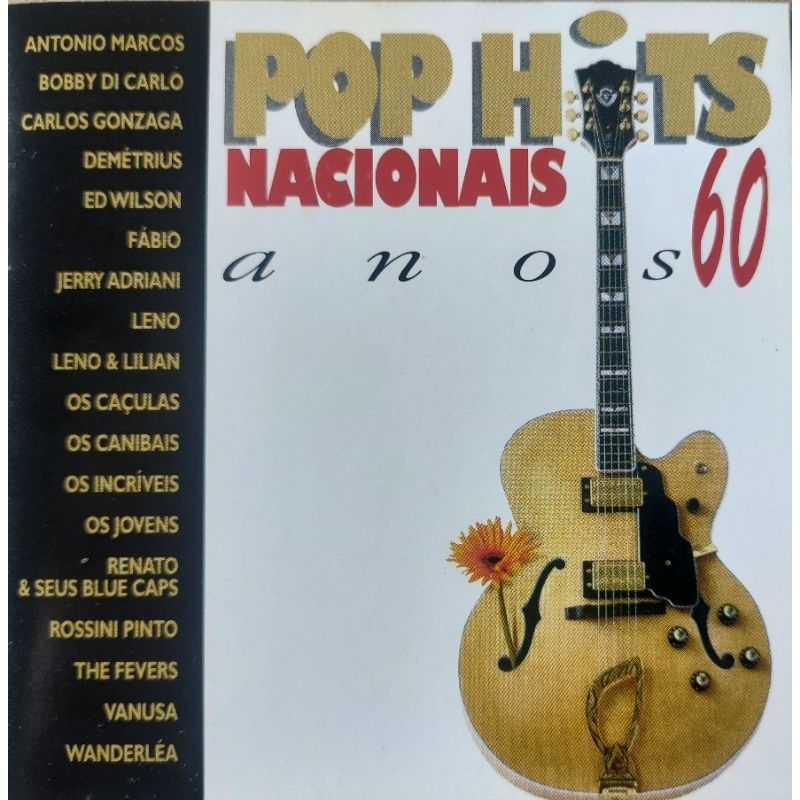 CD - Pop hits nacionais anos 60 - Jerry Adriano, Bobby Di Carlo, Renato & seus Blue Caps entre outros