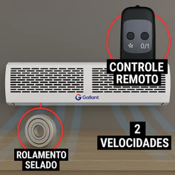 Cortina de Ar Gallant Pro 200 cm com Controle 220V GCA20MCC-BR220