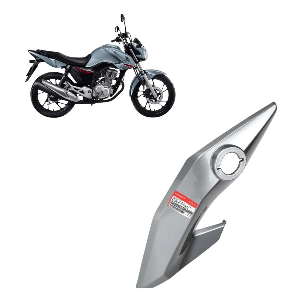 Carenagem Farol Esquerda Bananinha Fan 160 2020 A 2021 Prata Original em Oferta na Shopee