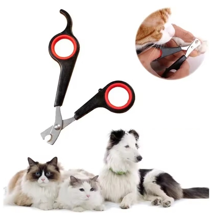 Cortador Alicate De Unha Gatos E Cães Pequeno Porte Prático