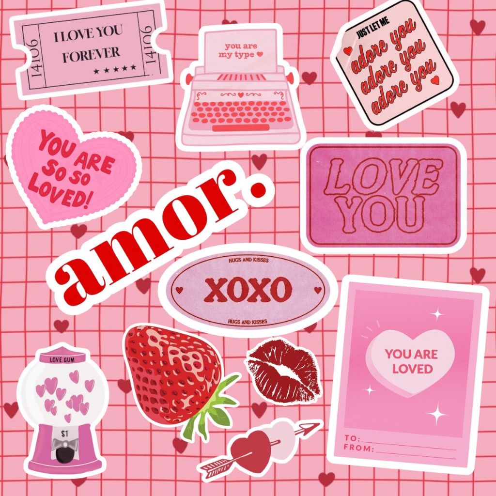 20 Adesivos Amor Para Colagem e personalização Presente Kindle Journal em Oferta na Shopee