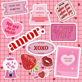 20 Adesivos Amor Para Colagem e personalização Presente Kindle Journal em Oferta na Shopee