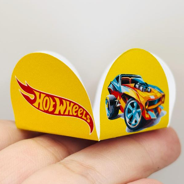 Forminha Personalizada Temática para festa | Doce Brigadeiro | Aniversario | HOTWHEELS