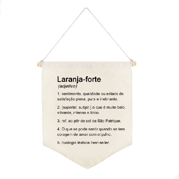 Flâmula Coisas Obvias Sobre o Amor - Laranja Forte || Decor Decoração Tumblr Aesthetic Pinterest em Oferta na Shopee