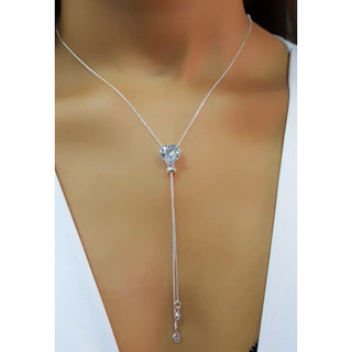 Emilybolsas.bijoux Colar Coração Chocker -6767：Brilho, Elegância e Conforto!