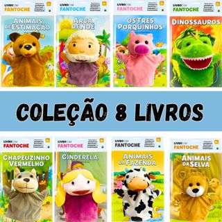 Livro Infantil Com Fantoche Brinquedo Educativo Lúdico Didático em Oferta na Shopee