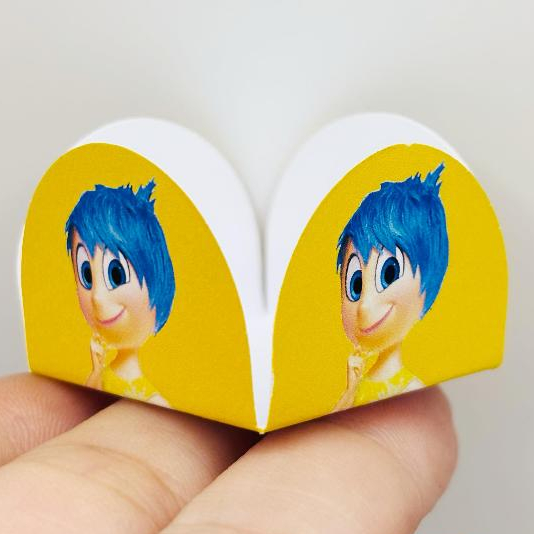 Forminha Personalizada Temática para festa | Doce Brigadeiro | Aniversario | DIVERTIDAMENTE - ALEGRIA