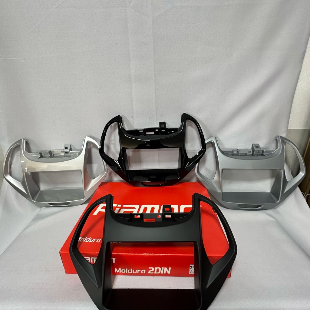 Moldura 7" Fiamon 2Din Ford Ka / Ka + Plus 2018 à 2021 Cód 4071/4072/4073/4074 em Oferta na Shopee