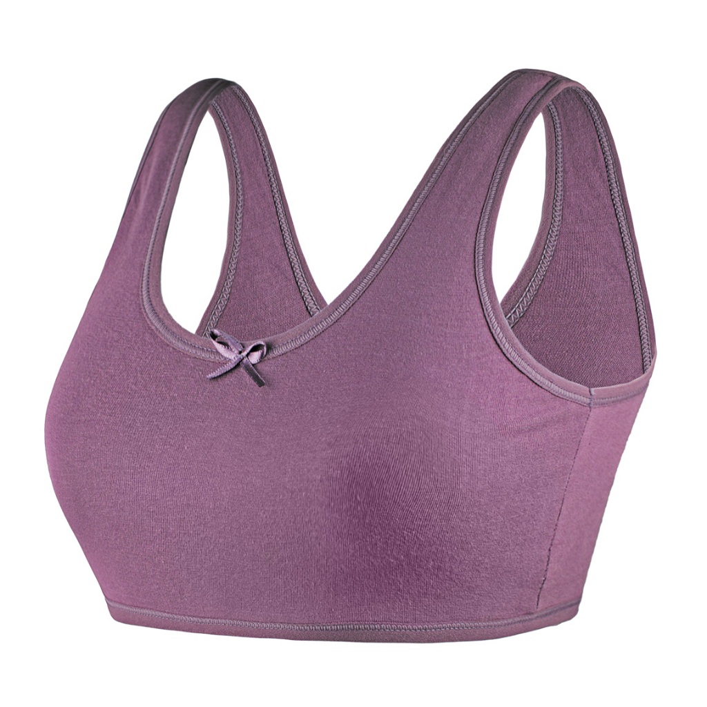 Kit 5 Sutiã Top Juvenil Pré Adolescente Sem Bojo Algodão Macio Conforto Empório Da Roupa