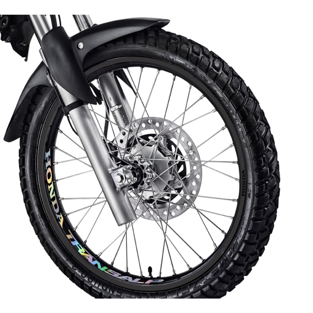 Adesivo Interno Roda Holográfico Moto Transalp XL 700