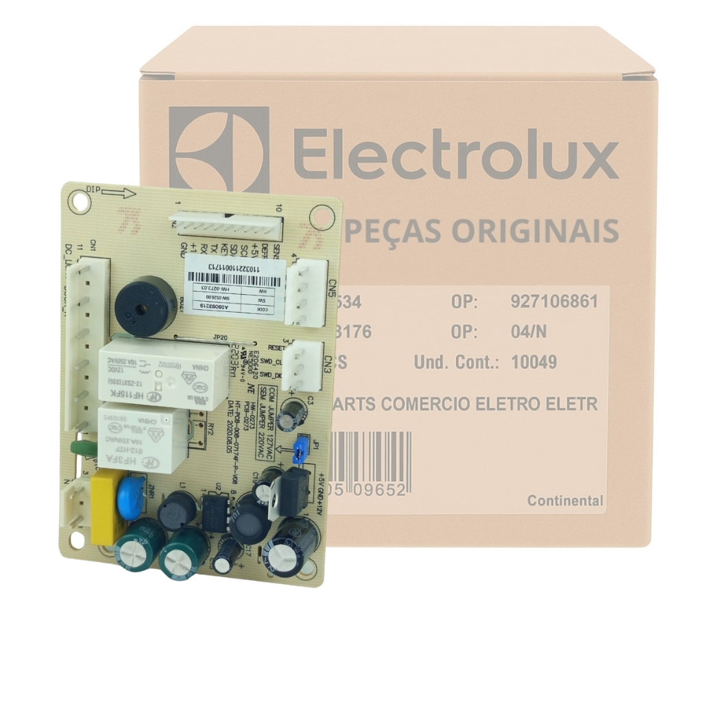Placa de Potência Original Bivolt 127v 220v A09083219 Para Geladeiras Electrolux It56 It56s