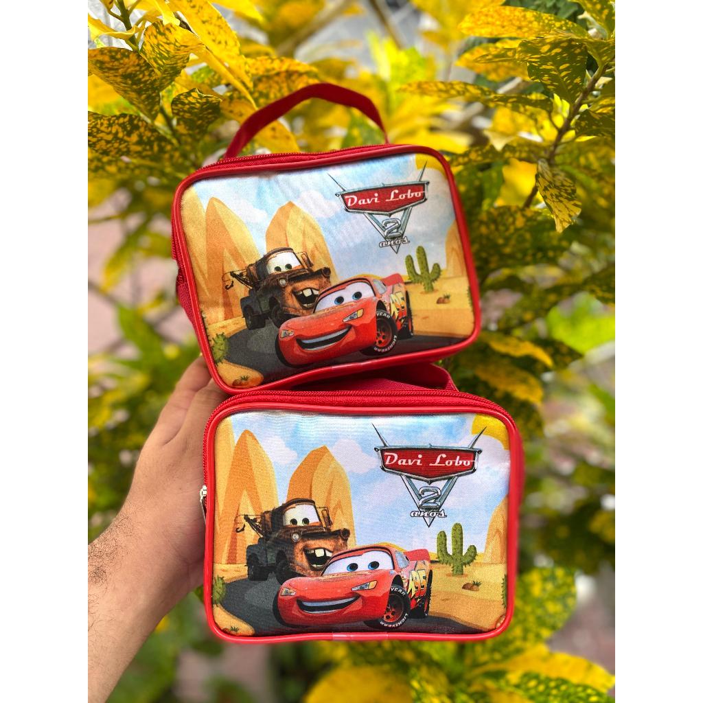 10 Bolsinhas personalizadas tema carros relâmpago mcqueen p/ lembrancinha de aniversario infantil, brindes em Oferta na Shopee