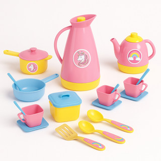 Kit Panelinhas infantil Menina Kit De Cozinha Unicórnio+ Kit de Jogo Panelinhas