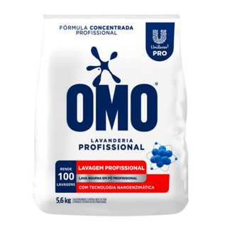 Omo em Pó Lavanderia Pro 5,6kg - Mais Cuidado e Economia