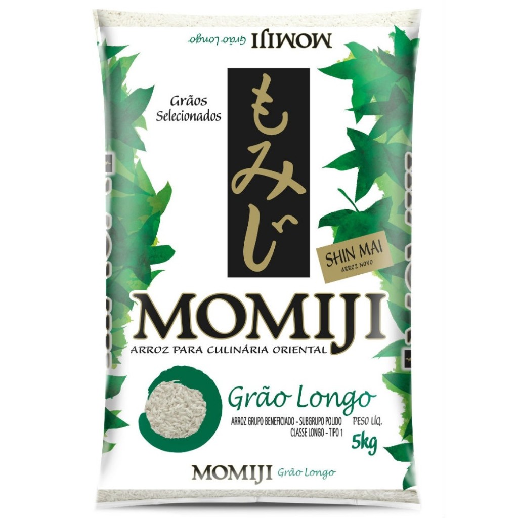 Momiji Arroz Branco Tipo 1 Grão Longo Oriental 5 kg