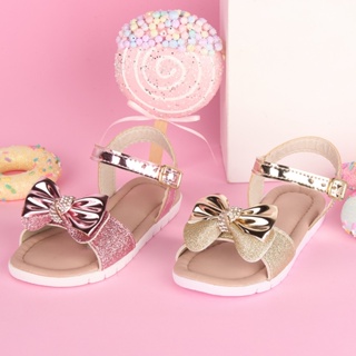 Sandália Infantil Menina Glitter Laço Feminina Super Confortável Casual Cores Festa Verão Dia a Dia em Oferta na Shopee