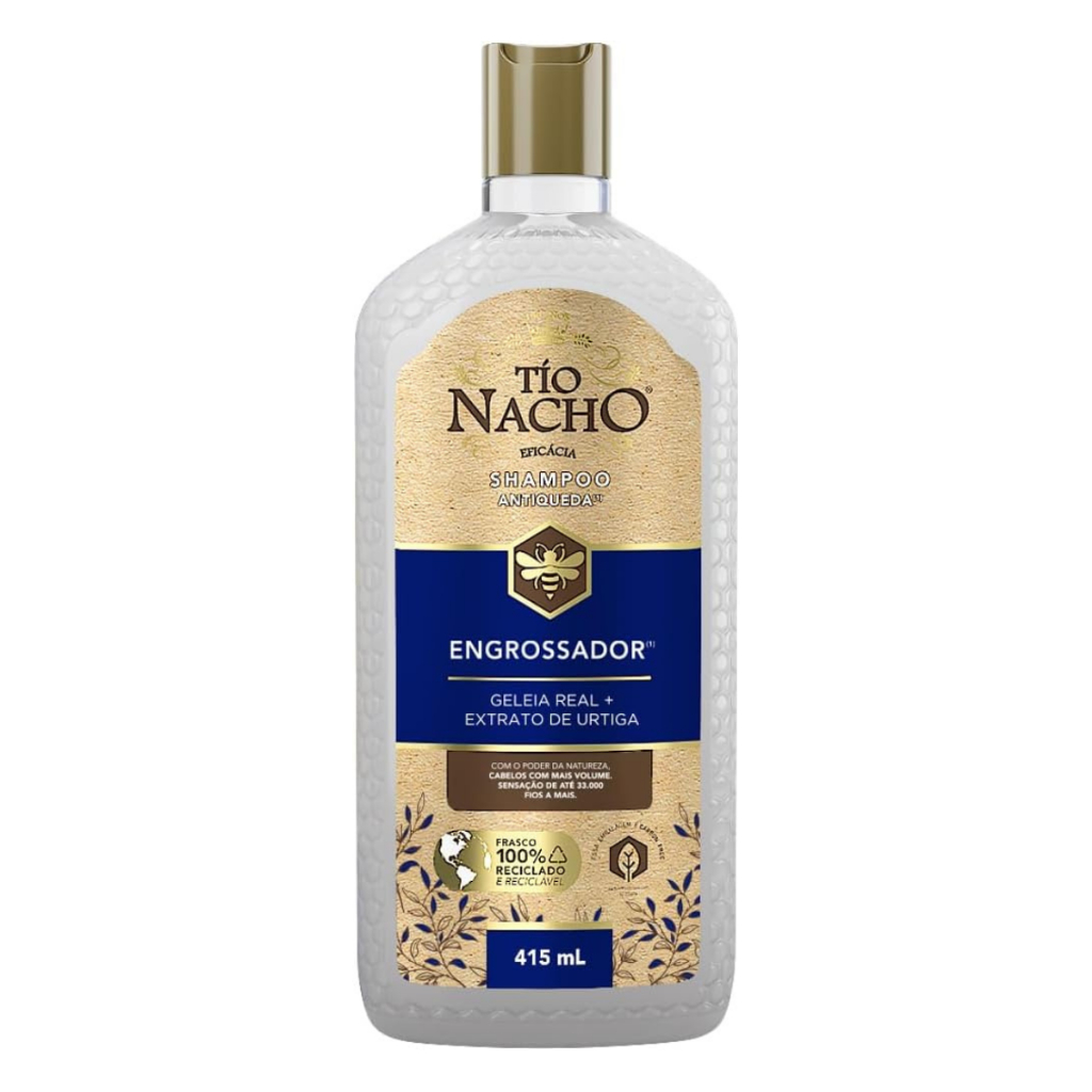 Shampoo Tio Nacho Antiqueda Engrossador com 415ml em Oferta na Shopee