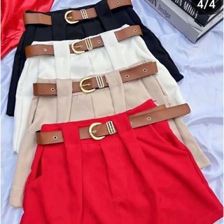 SHORT  FEMININO ALFAIATARIA CINTURA ALTA COM BOLSO SOCIAL PROMOÇÃO