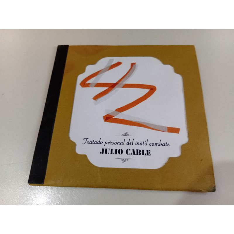 cdr original Julio cable tratado personal de inútil combate rock espanhol ótimo estado mídia e capa