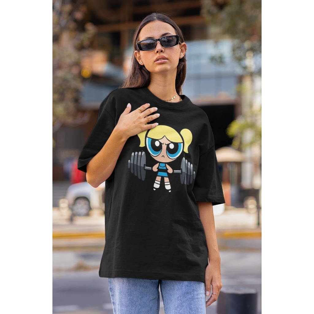 Camiseta Oversized Feminina Meninas Super Poderosas Lindinha 100% Algodão Envio Imediato