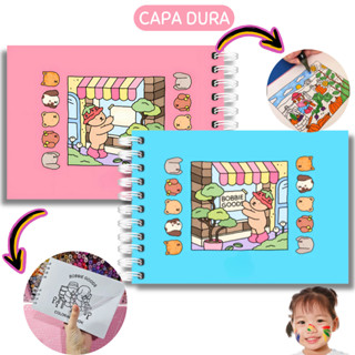 Livro de Colorir Bobbie Goods Original A5 Capa Dura 180g/m² + BRINDE